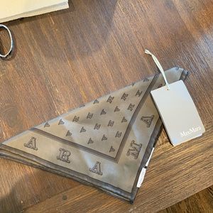 Max Mara 100% Silk Scarf